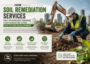 Read more about the article How Soil Remediation Services Help Businesses Prepare Contaminated Sites for Future Development